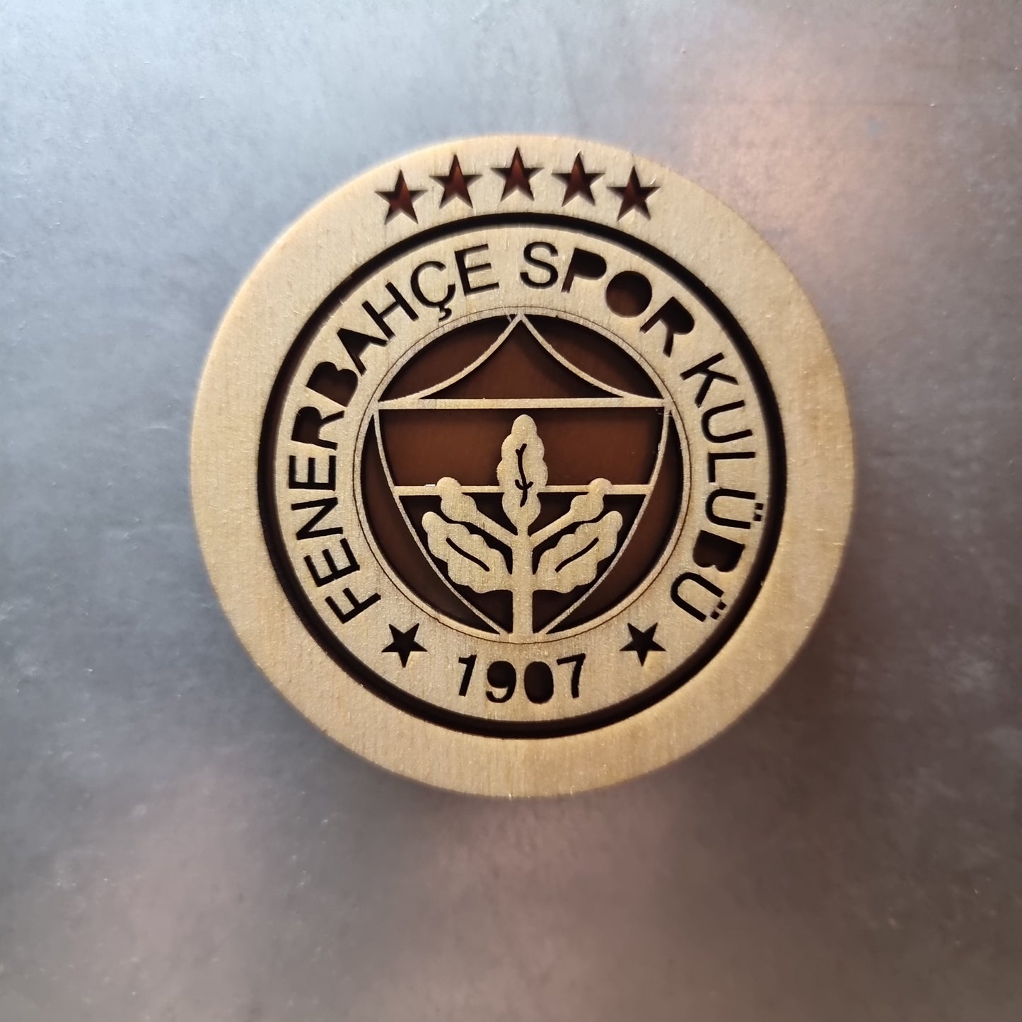 Feberbahce wooden magnet with 3D effect